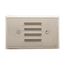 Louver Wallplate, Stainless Steel, Louver Cutout, Single-Gang, Horizontal, Vertical, 93630-BOX
