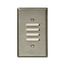 Louver Wallplate, Stainless Steel, Louver Cutout, Stainless Steel, Single-Gang, 93631-BOX