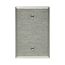 Blank Wallplate, Stainless Steel, Blank Cutout, Stainless Steel, Single- Gang, Oversize, Ed Box, 93851-BOX