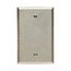Metal Blank Wallplate, Blank, Stainless Steel, Single-Gang, Mid-Size, 93951-BOX