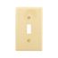 Toggle Wallplate, Brass, Toggle Cutout, Brass, Single- Gang, Standard, 94071