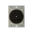 Receptacle, #12 -4 Awg, 60A, Flush, 125/250V, Back, Black, Nema 14-60R, 3-Pole, 4-Wire, 9460N