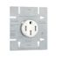 Power Receptacle Ah1168W-C-Box, AH1168W-C-BX-L