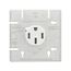 Power Receptacle Ah1168W-C-Box, AH1168W-C-BX-L
