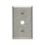 Power Outlet & Locking Wallplate, Premarked "On-Off", Corbin LockingSwitch Cutout, 1-Gang, AH1187