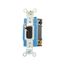 Locking Switch, #14-10 Awg, 15A, 120/277V, Back & Side Wiring, Key Actuator, Brown, 1-Pole, AH1201L