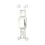 Arrow Hart Toggle Switch, Lighted, #14-10 Awg, 15A, 120/277V, Screw, Ivory, 1-Pole, Phenolic, AH1201LTV