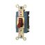 Toggle Switch, Red, Screw, Flush, 1-Pole, Pilot Light, Single Pole, 120/277 Vac, #14-10 Awg, AH1201PL