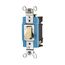 Arrow Hart Toggle Switch, #14-10 Awg, 15A, 120/277V, Back & Side, Screw, Ivory, 1-Pole, AH1201V