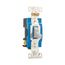 Arrow Hart Toggle Switch, #14-10 Awg, 15A, 120/277V, Back & Side, Screw, Gray, 3-Way, AH1203GY