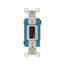 Locking Switch, #14-10 Awg, 15A, 120/277V, Key Actuator, Maintained Closure, Brown, 3-Way, AH1203L