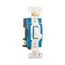 Arrow Hart Toggle Switch, #14-10 Awg, 15A, 120/277V, Back & Side Wiring, Screw, White, 3-Way, AH1203W