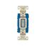 Arrow Hart Toggle Switch, #14-10 Awg, 15A, 120/277V, Back & Side, Screw, Gray, 4-Way, AH1204GY