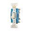 Arrow Hart Toggle Switch, #14-10 Awg, 15A, 120/277V, Back & Side, Screw, Ivory, 4-Way, AH1204V
