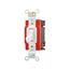 Arrow Hart Toggle Switch, Lighted, #14-10 Awg, 20A, 120/277V, Screw, White, 1-Pole, Phenolic, AH1221LTW