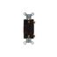 Arrow Hart Toggle Switch, Lighted, #14-10 Awg, 20A, 120/277V, Screw, White, 1-Pole, Phenolic, AH1221LTW