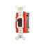 Locking Switch, #14-10 Awg, 20A, 120/277V, Back & Side Wiring, Key Actuator, Brown, AH1222L