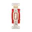 Arrow Hart Toggle Switch, #14-10 Awg, 20A, 120/277V, Back & Side, Screw, Ivory, 2-Pole, AH1222V