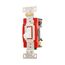 Arrow Hart Toggle Switch, #14-10 Awg, 20A, 120/277V, Back & Side, Screw, White, 2-Pole, AH1222W