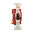 Arrow Hart Toggle Switch, #14-10 Awg, 20A, 120/277V, Back & Side Wiring, Screw, Black, 3-Way, AH1223BK