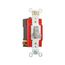 Arrow Hart Toggle Switch, #14-10 Awg, 20A, 120/277V, Back & Side, Screw, Gray, 3-Way, AH1223GY