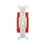 Arrow Hart Toggle Switch, #14-10 Awg, 20A, 120/277V, Back & Side, Screw, Ivory, 3-Way, Phenolic, AH1223LTV