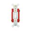 Toggle Switch, Industrial, White, Screw, Phenolic, Wall, 3-Way, Brass, 120/277 Vac, #14-10 Awg, AH1223LTW