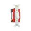 Toggle Switch, Industrial, White, Screw, Phenolic, Wall, 3-Way, Brass, 120/277 Vac, #14-10 Awg, AH1223LTW