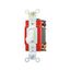 Toggle Switch, Industrial, White, Screw, Phenolic, Wall, 3-Way, Brass, 120/277 Vac, #14-10 Awg, AH1223LTW