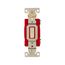 Arrow Hart Toggle Switch, #14-10 Awg, 20A, 120/277V, Back & Side, Screw, Ivory, 3-Way, AH1223V