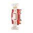 Arrow Hart Toggle Switch, #14-10 Awg, 20A, 120/277V, Back & Side, Screw, White, 3-Way, AH1223W