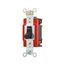 Arrow Hart Toggle Switch, #14-10 Awg, 20A, 120/277V, Back & Side Wiring, Screw, Brown, 4-Way, AH1224B