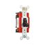 Arrow Hart Toggle Switch, #14-10 Awg, 20A, 120/277V, Back & Side Wiring, Screw, Brown, 4-Way, AH1224B