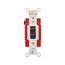 Arrow Hart Toggle Switch, #14-10 Awg, 20A, 120/277V, Back & Side Wire, Screw, Black, 4-Way, AH1224BK