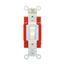 Arrow Hart Toggle Switch, #14-10 Awg, 20A, 120/277V, Back & Side, Screw, Light Almond, 4-Way, AH1224LA