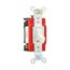 Arrow Hart Toggle Switch, #14-10 Awg, 20A, 120/277V, Back & Side, Screw, Light Almond, 4-Way, AH1224LA