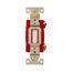 Arrow Hart Toggle Switch, #14-10 Awg, 20A, 120/277V, Back & Side, Screw, White, 4-Way, AH1224W