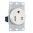 Power Receptacle Ah1254-Bk-Bx-L, AH1254W-BOX