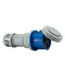 Arrow Hart Pin & Sleeve Connector, 100A/125A, 2-Pole #4 -1/0 Awg #12-#16 Awg 3 Wire, AH3100C6WDR