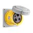 Arrow Hart Pin & Sleeve Receptacle, #4 -1/0 Awg #12-#16 Awg 100A 125V, 2-Pole 3-Wire, Female, AH3100R4W