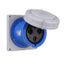 Arrow Hart Pin & Sleeve Receptacle, 100A/125A, 2-Pole, #4-1/0 Awg, #12 -#16 Awg, 3 Wire, AH3100R6WDR