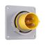 Arrow Hart Pin & Sleeve Inlet, #12-#10 Awg 20A 125V, Ip67, Ip69K, 2-Pole 3-Wire, Male, AH320B4W