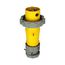 Arrow Hart Pin & Sleeve Plug, #12-#10 Awg 20A 125V, Ip69K, 2-Pole 3-Wire, Male, AH320P4W