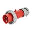 Arrow Hart Pin & Sleeve Plug, #12-#10 Awg 20A, 480V, Red, Ip69K, 2-Pole 3-Wire, Male, AH320P7W