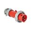 Arrow Hart Pin & Sleeve Plug, #12-#10 Awg 20A, 480V, Red, Ip69K, 2-Pole 3-Wire, Male, AH320P7W