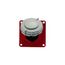 Arrow Hart Pin & Sleeve Receptacle, #12-#10 Awg 20A, 480V, Red, Ip69K, 2-Pole 3-Wire, Female, AH320R7W