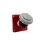 Arrow Hart Pin & Sleeve Receptacle, #12-#10 Awg 20A, 480V, Red, Ip69K, 2-Pole 3-Wire, Female, AH320R7W