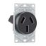 Power Receptacle Ah32W-F, AH32BK-F
