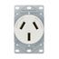 Power Receptacle Ah32B-Shst-F, AH32W-F