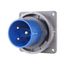 Arrow Hart Pin & Sleeve Inlet, #10-#2 Awg 30A, 250V, Blue, Ip67, Ip69K, 2-Pole 3-Wire, Male, AH330B6W